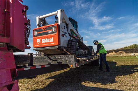 can a skid steer tow a trailer|bobcat skid steer towing.